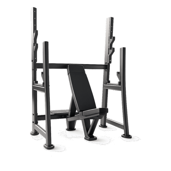 Banc olympique assis épaules PRESTIGE PRO E7051 noir salle de sport