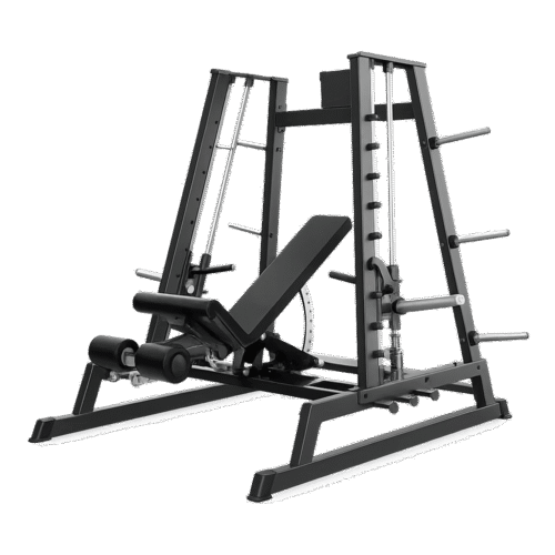 Machine Power Smith Dual System D602 noir professionnelle salle de sport
