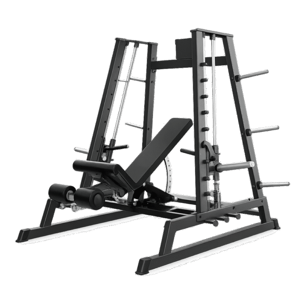 Machine Power Smith Dual System D602 noir professionnelle salle de sport