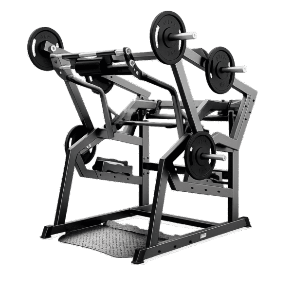 Machine Power Squat professionnelle A601 L noir pour jambes et fessiers