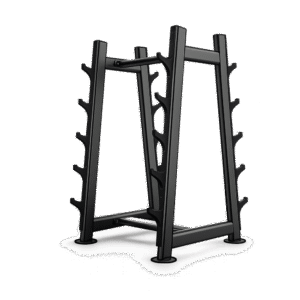 Rack-à-Barres-U2055 Rack à barres professionnel U2055 EVOST III noir salle de sport