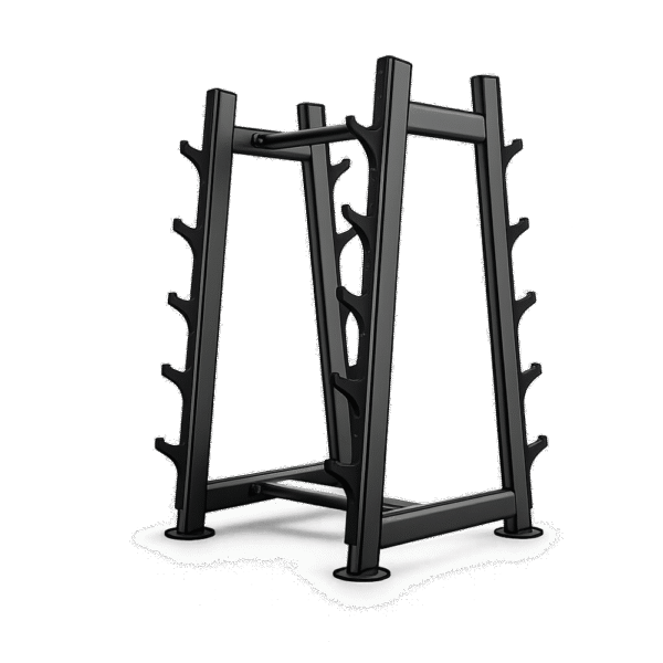 Rack à barres professionnel U2055 EVOST III noir salle de sport