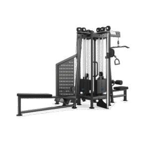 Station-Poulies-4-Postes-Professionnelle-–-U2029 Station poulies 4 postes professionnelle U2029 noir salle de sport