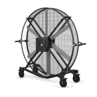 Ventilateur industriel roulant FS300P noir salle de sport professionnel