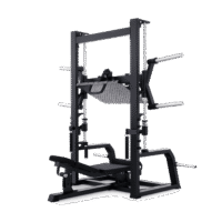 press-jambe-verticale Presse à jambes verticale professionnelle A616 noir salle de sport
