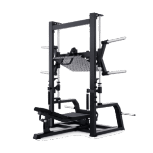 Presse à jambes verticale professionnelle A616 noir salle de sport
