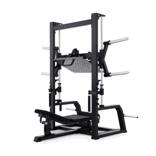 press-jambe-verticale Presse à jambes verticale professionnelle A616 noir salle de sport