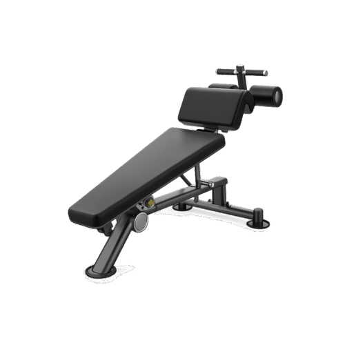 Banc d&eacute;clin&eacute; professionnel U2037 noir salle de sport