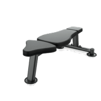 Banc plat professionnel U2036 noir salle de sport
