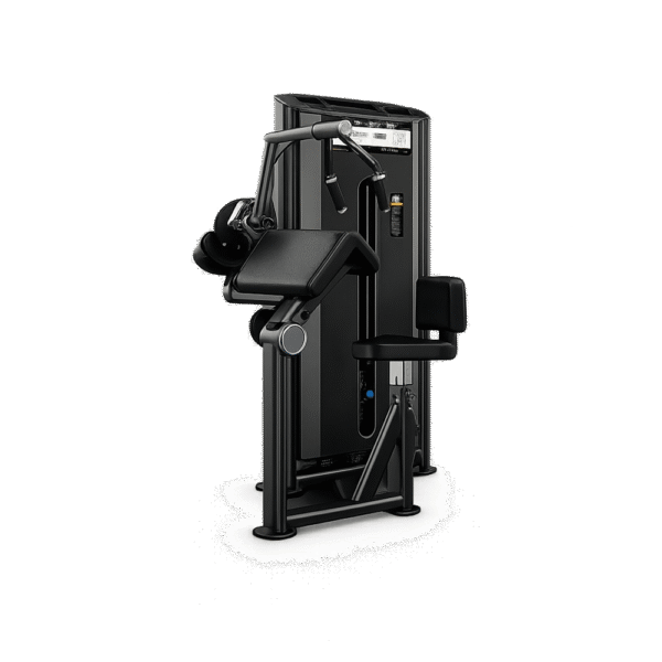Machine extension triceps assis U2027 professionnelle noir salle de sport