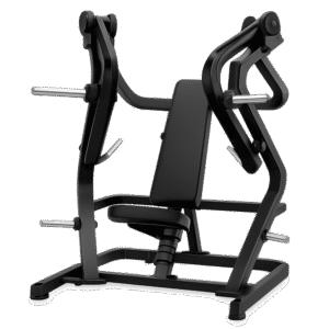 Machine wide chest press professionnelle Y910Z noir salle de sport
