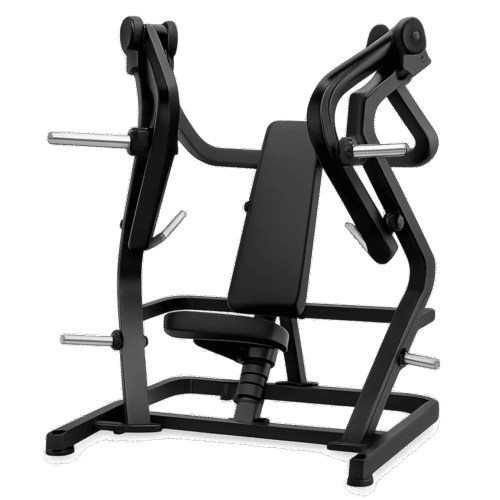 Machine wide chest press professionnelle Y910Z noir salle de sport