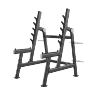 Rack à squat professionnel U2050 noir salle de sport