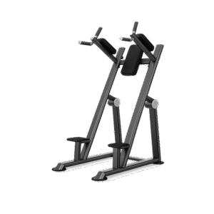 Station relev&eacute; de genoux et dips U2047 professionnelle noir salle de sport